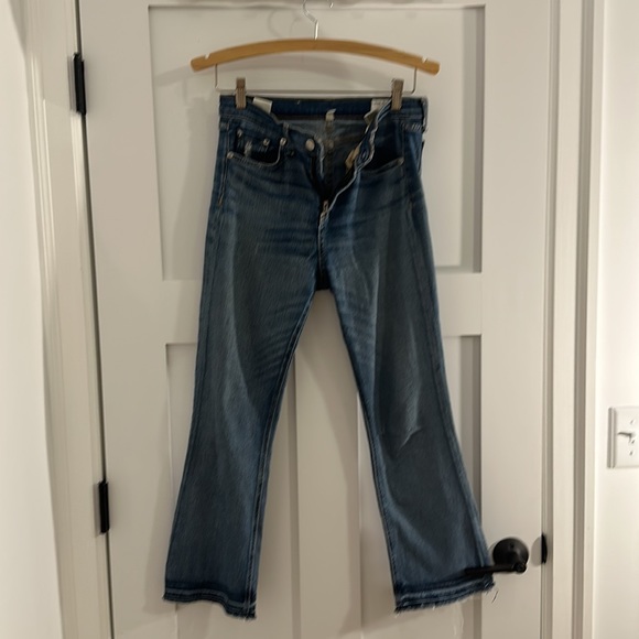 Rag & Bone Crop jeans with raw hems - Picture 2 of 5